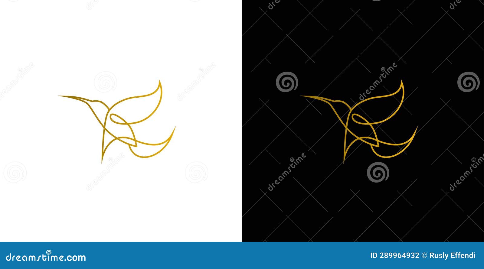 unique and elegant bird line abstract 