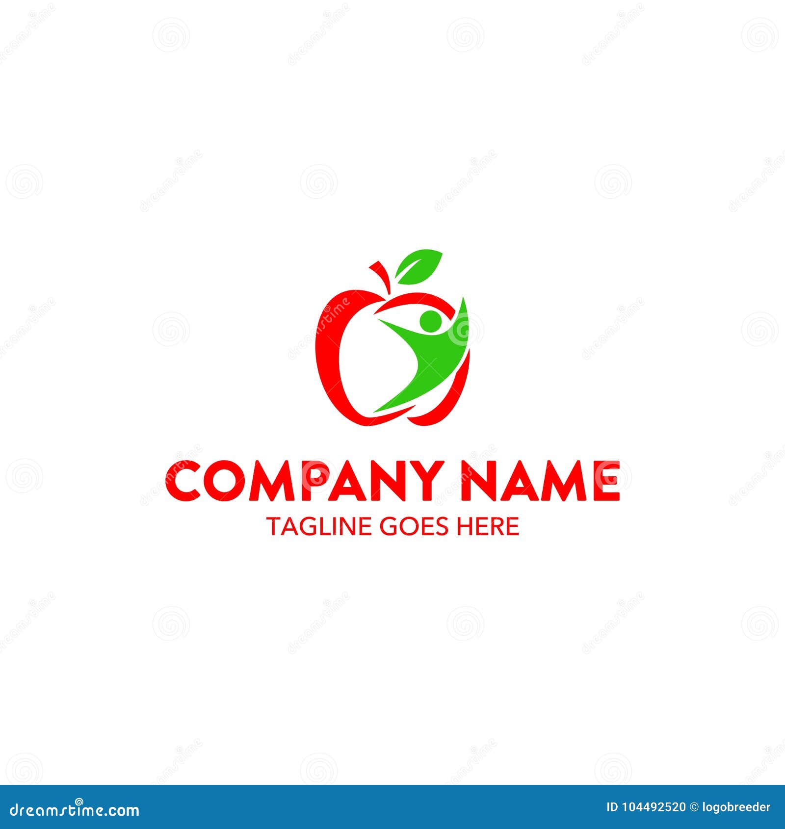 Unique Healthy Food Diet Related Logo Template Vector Editable Stock Vector Illustration Of Healthy Green