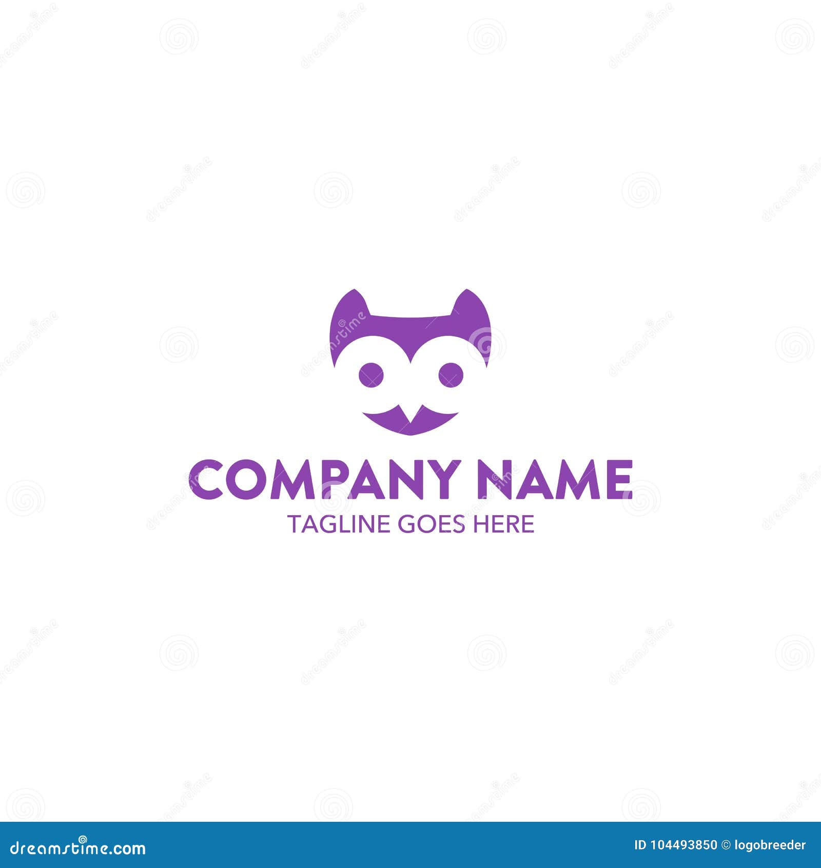 unique owl logo template. . editable