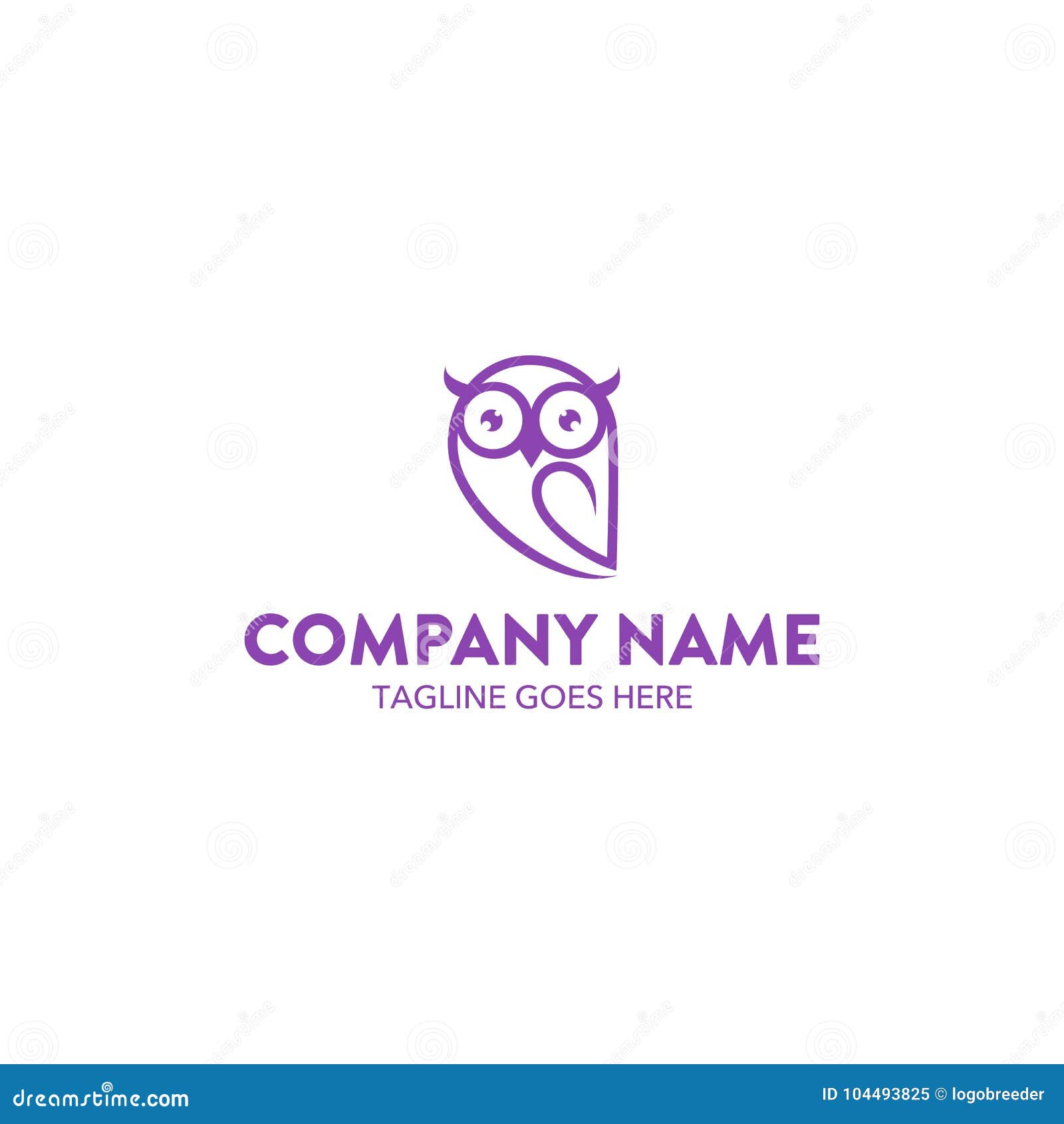 unique owl logo template. . editable