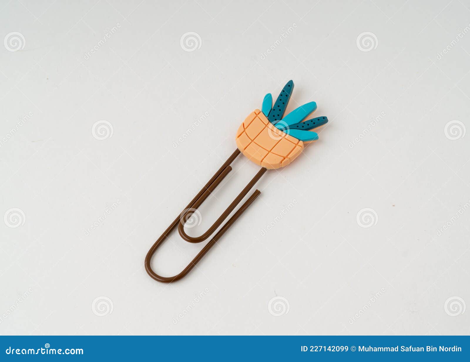 Unique Paper Clip Isolated on White Background Stock Image Image of
