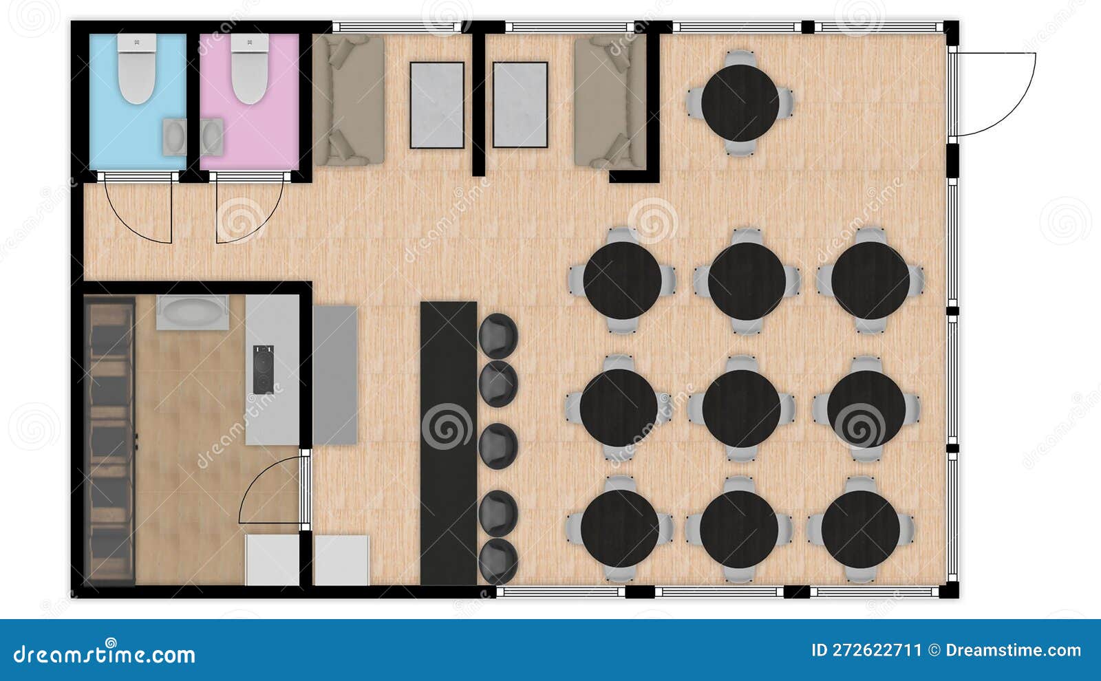 Restaurant Interior Cross section Cafe Floor Plan Cafe Furniture restaurant-floor-plan-creator-free-two-birds-home