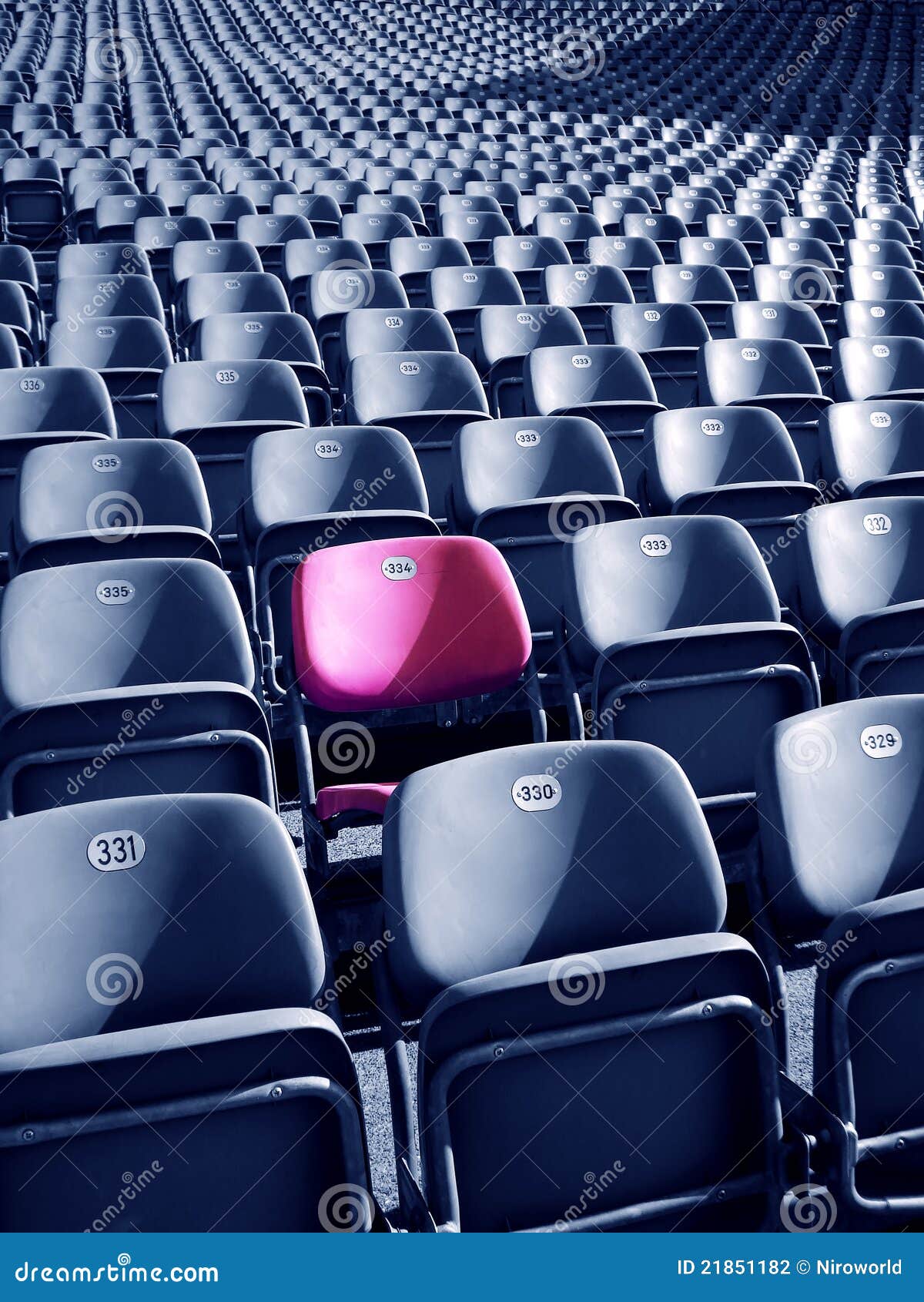 Unique Stadium Seat stock photo. Image of audience, business - 21851182