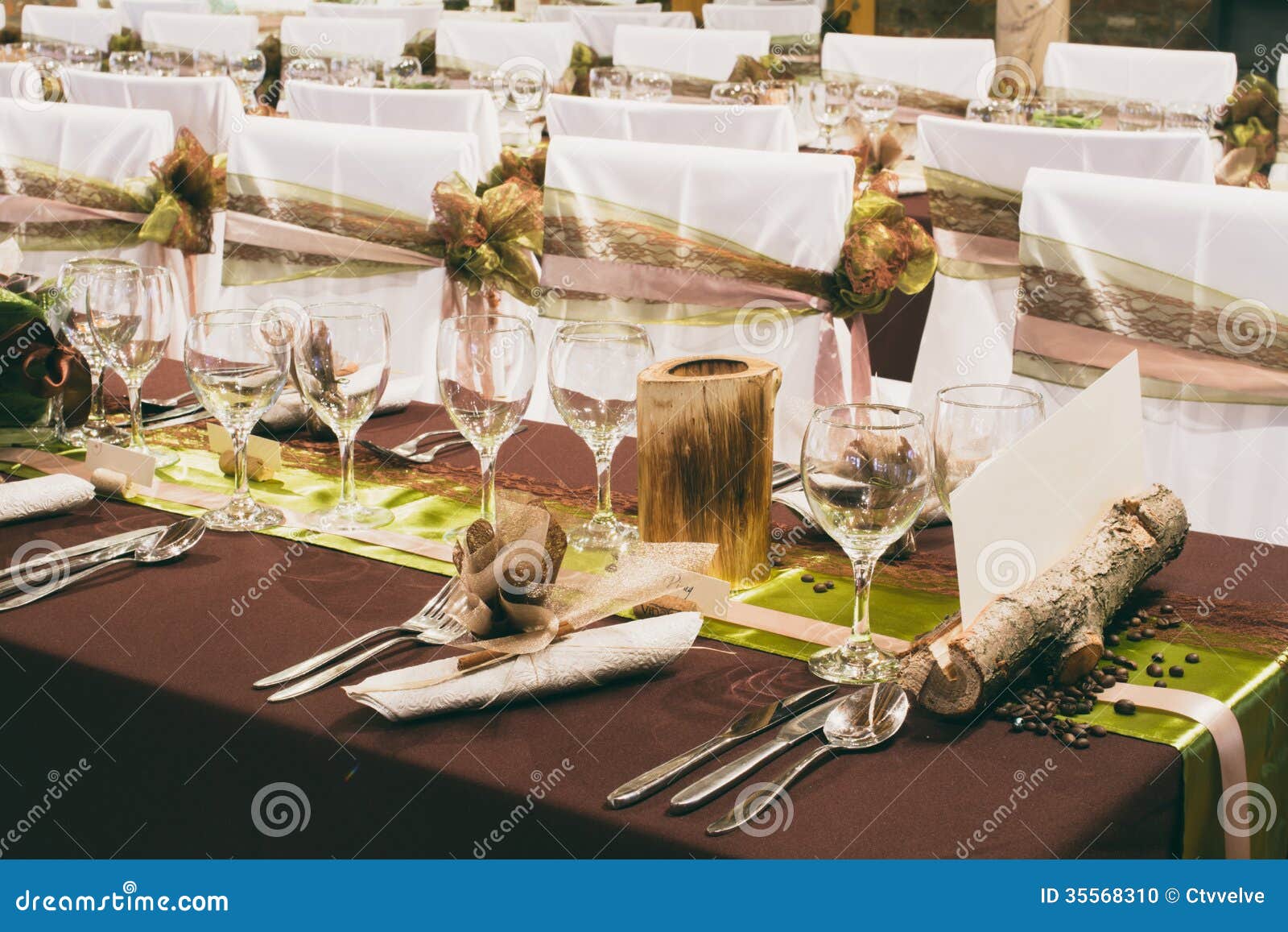 Unique Wedding Table Decorations Stock Photo  Image: 35568310