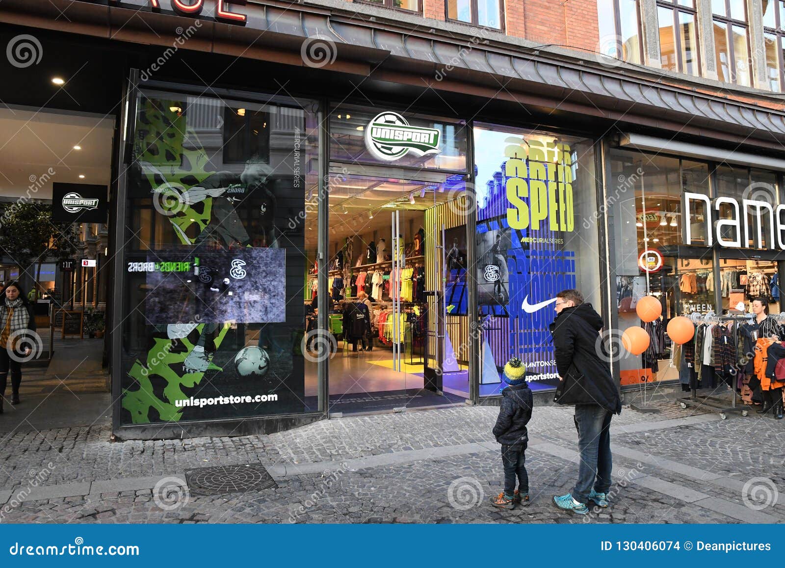 Copenhagen/Denmark/22 November 2022/Shopprs at Louis Vuittons storeon  stroeget in danish capital Copenhagen. (Photo. Francis Joseph Dean/Dean  Pictures Stock Photo - Alamy