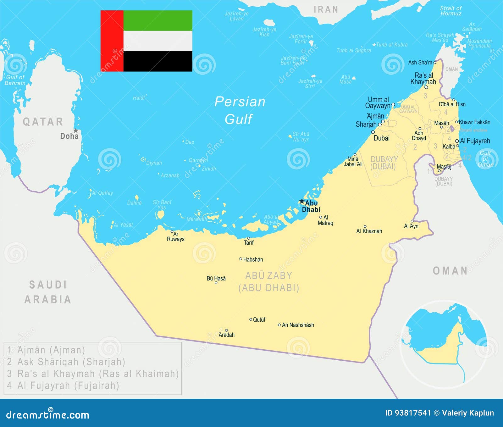 Объединенные арабские на английском. Объединенные арабские эмираты флаг карта. Объединённые арабские эмираты на карте. Карта ОАЭ С Эмиратами.