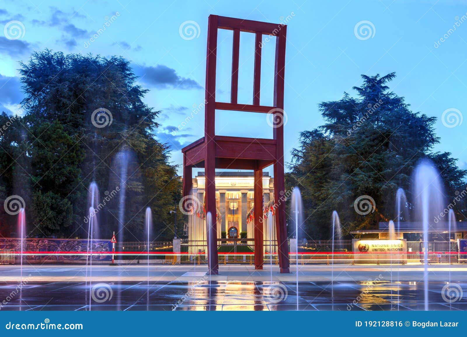 united nations square, geneva, switzerland