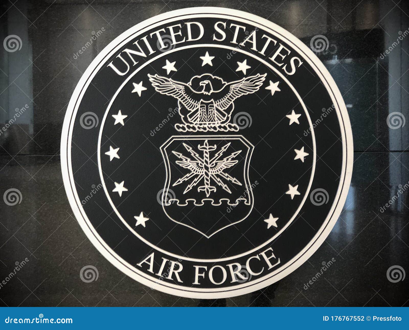 usaf logo black