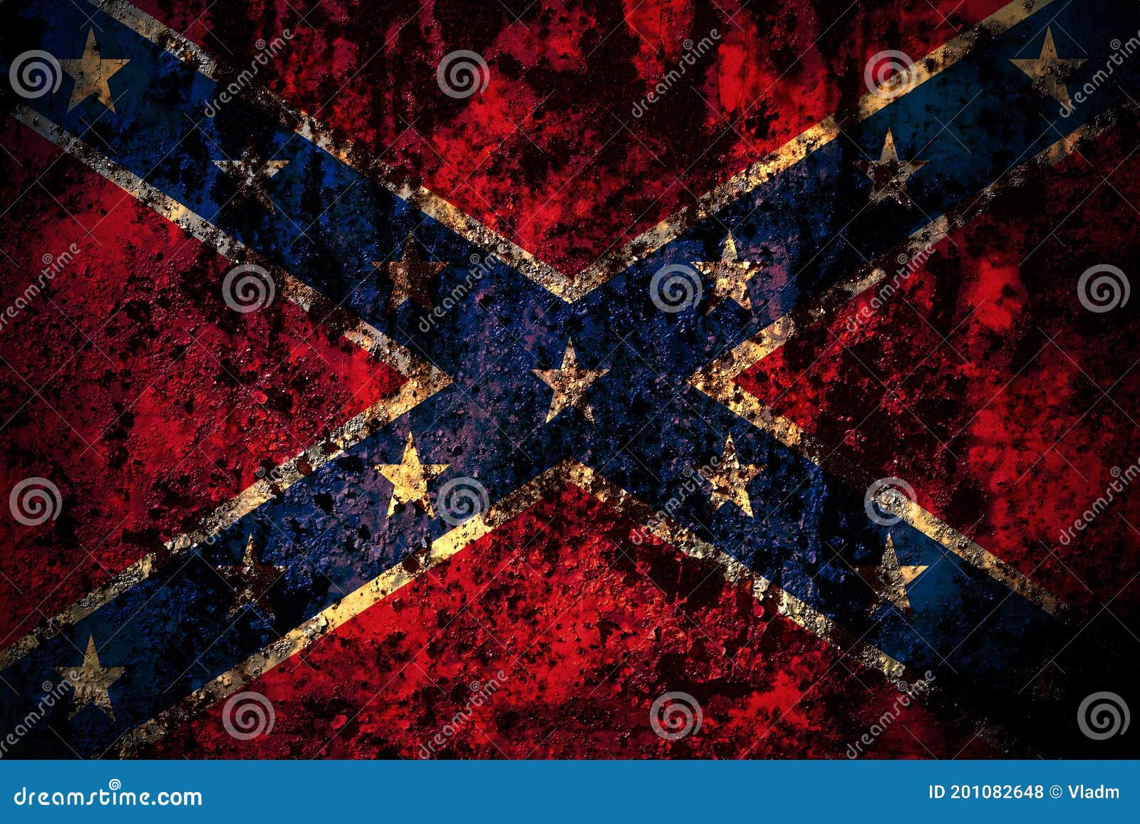 united states of america, america, us, usa, american, confederate navy jack flag on grunge metal background texture with scratches