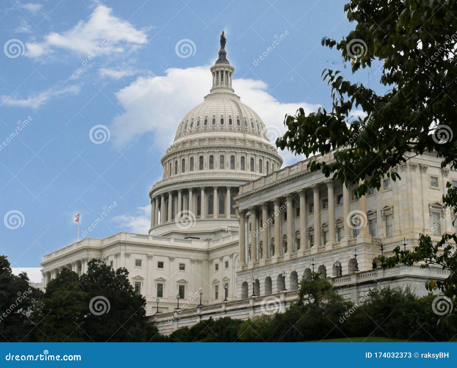 the united states capitol building in washington, d.c., the home of the us congress and the seat of the legislative branch