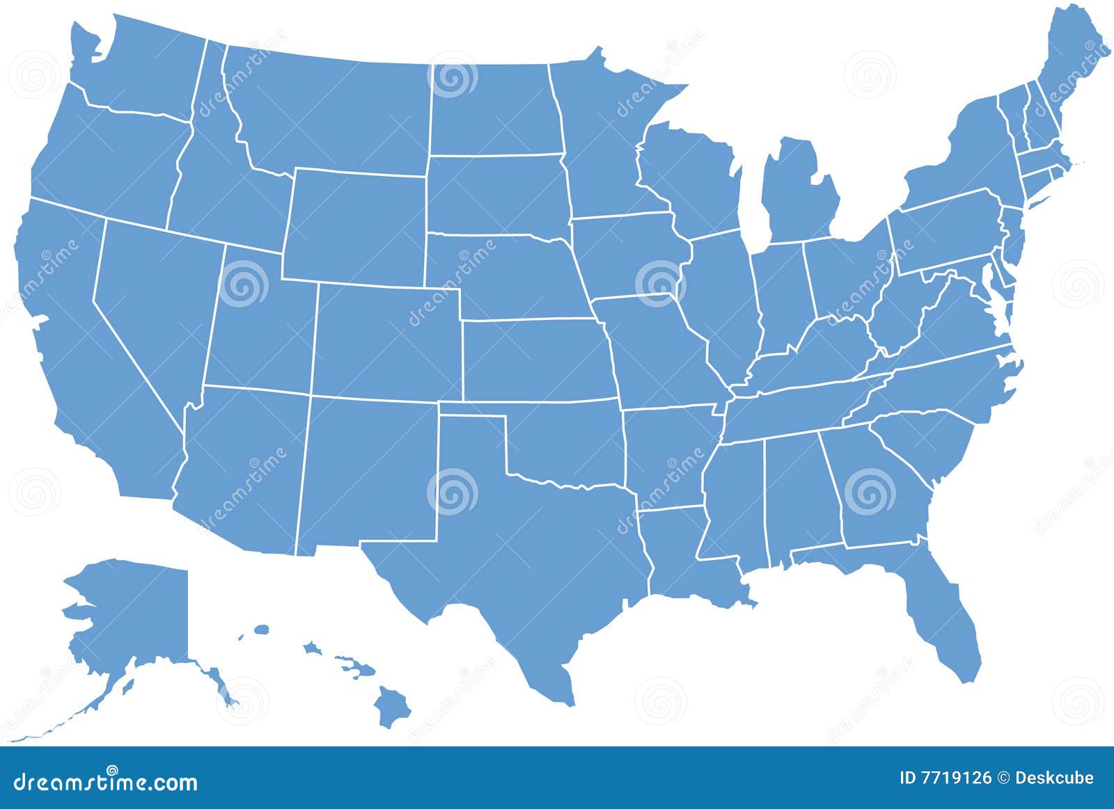 united states map