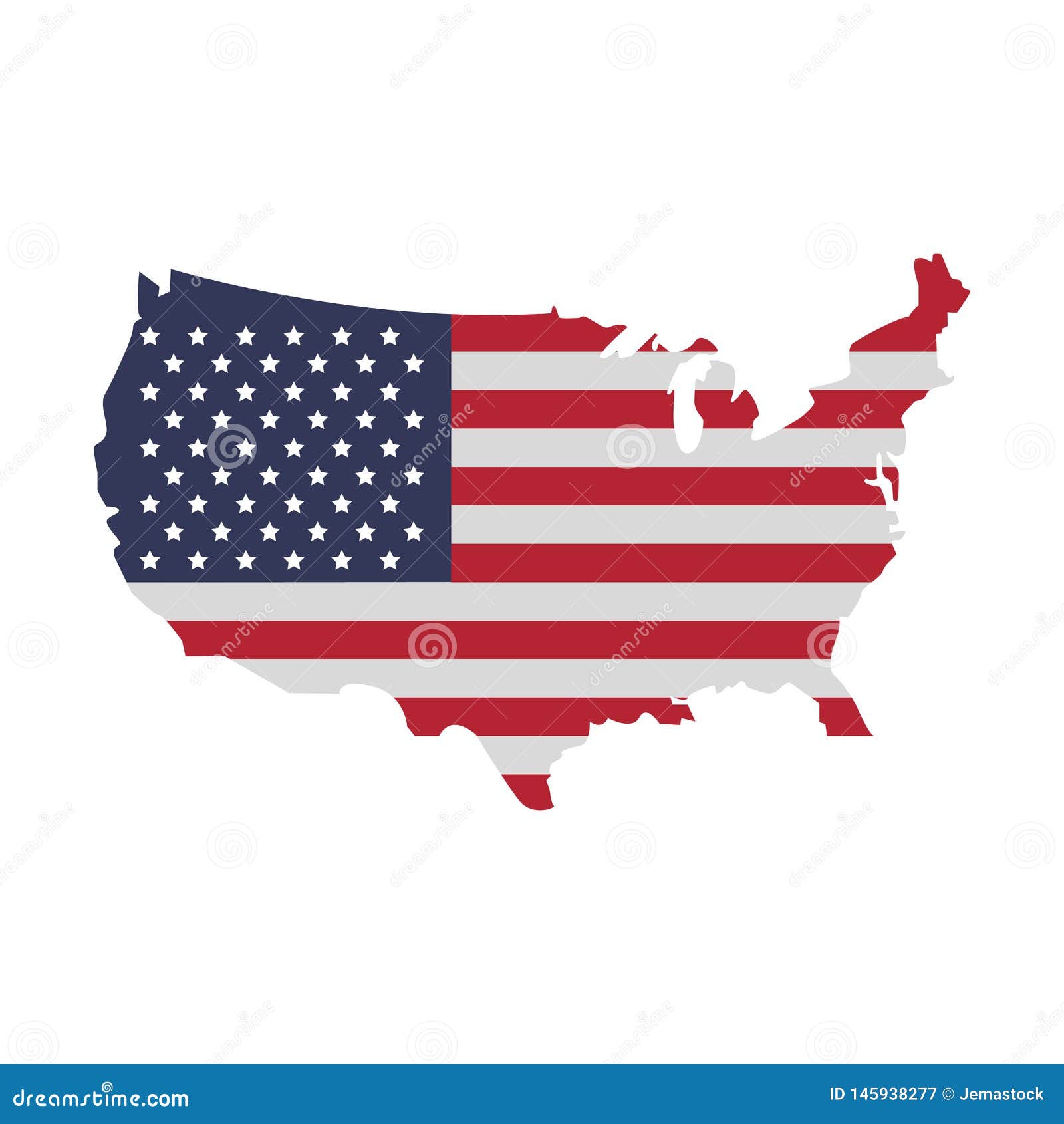 United States Map Outline Stock Illustrations 9939 United States Map