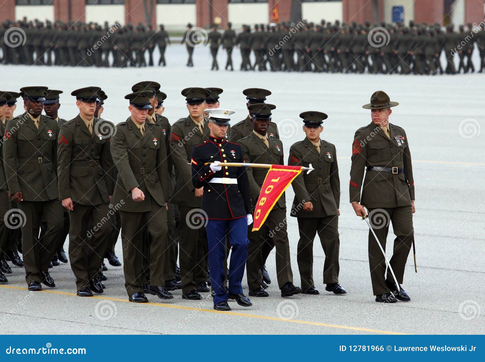United States Marine Corps Graduate Parade Editorial Photo Image of