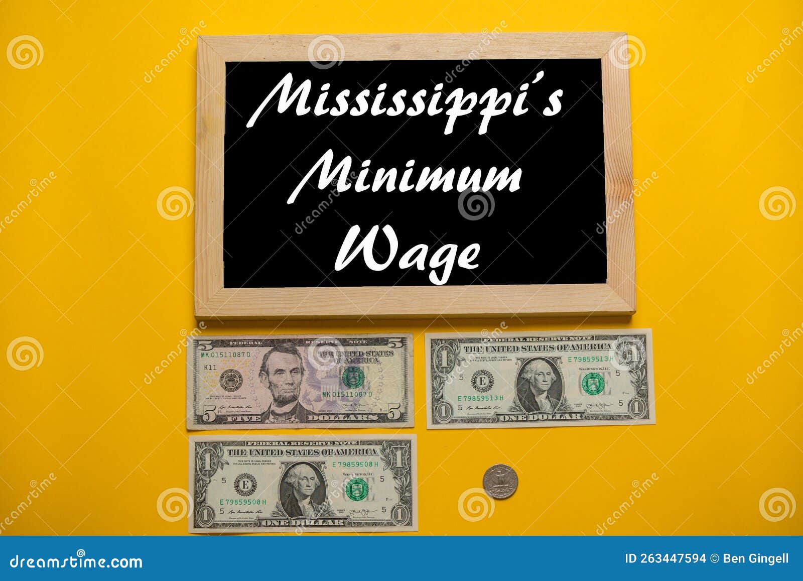 United States Minimum Wage stock illustration. Illustration of cash