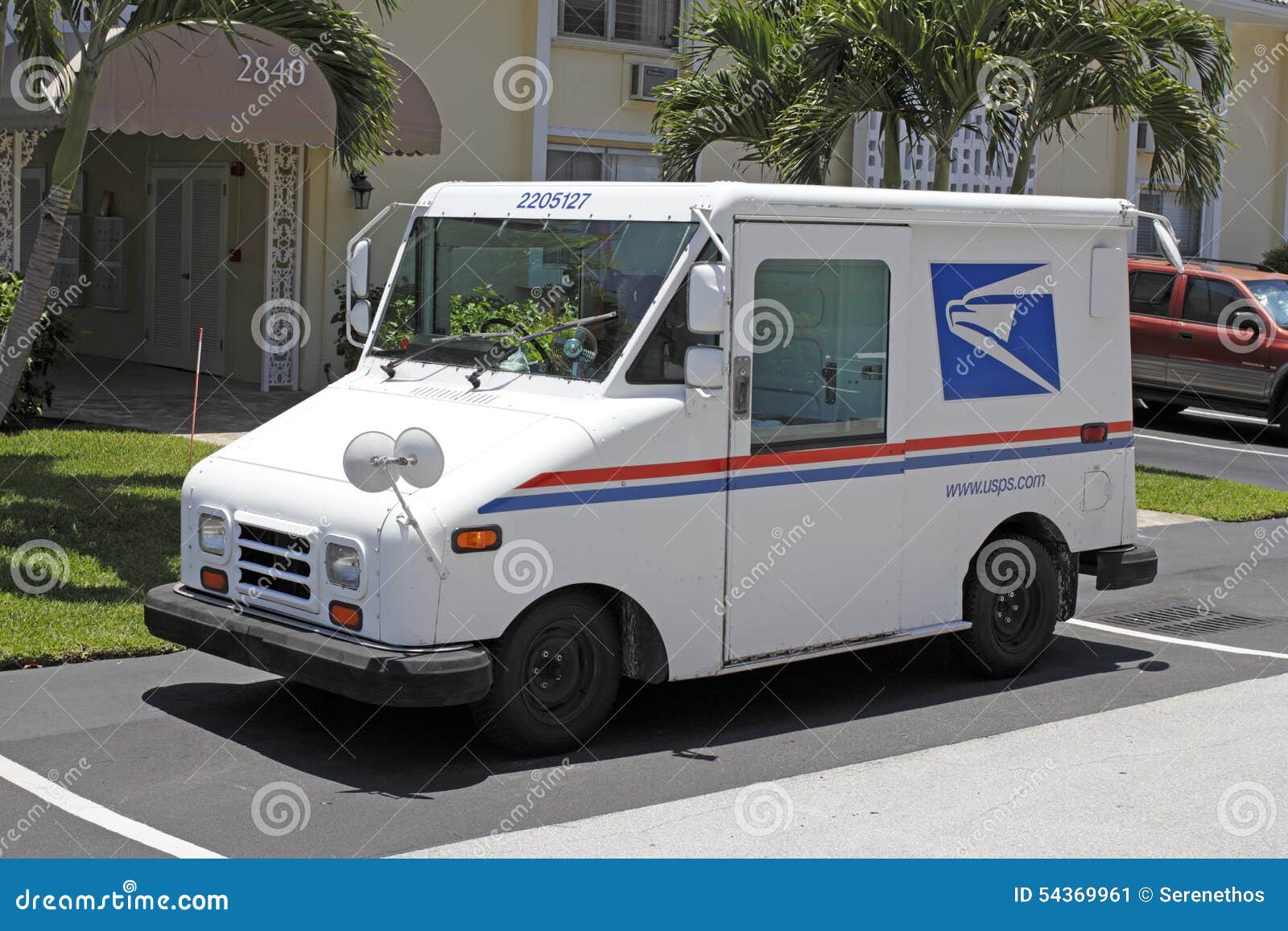 United States Postal Service Truck Editorial Photo - Image of lauderdale,  parked: 54369961