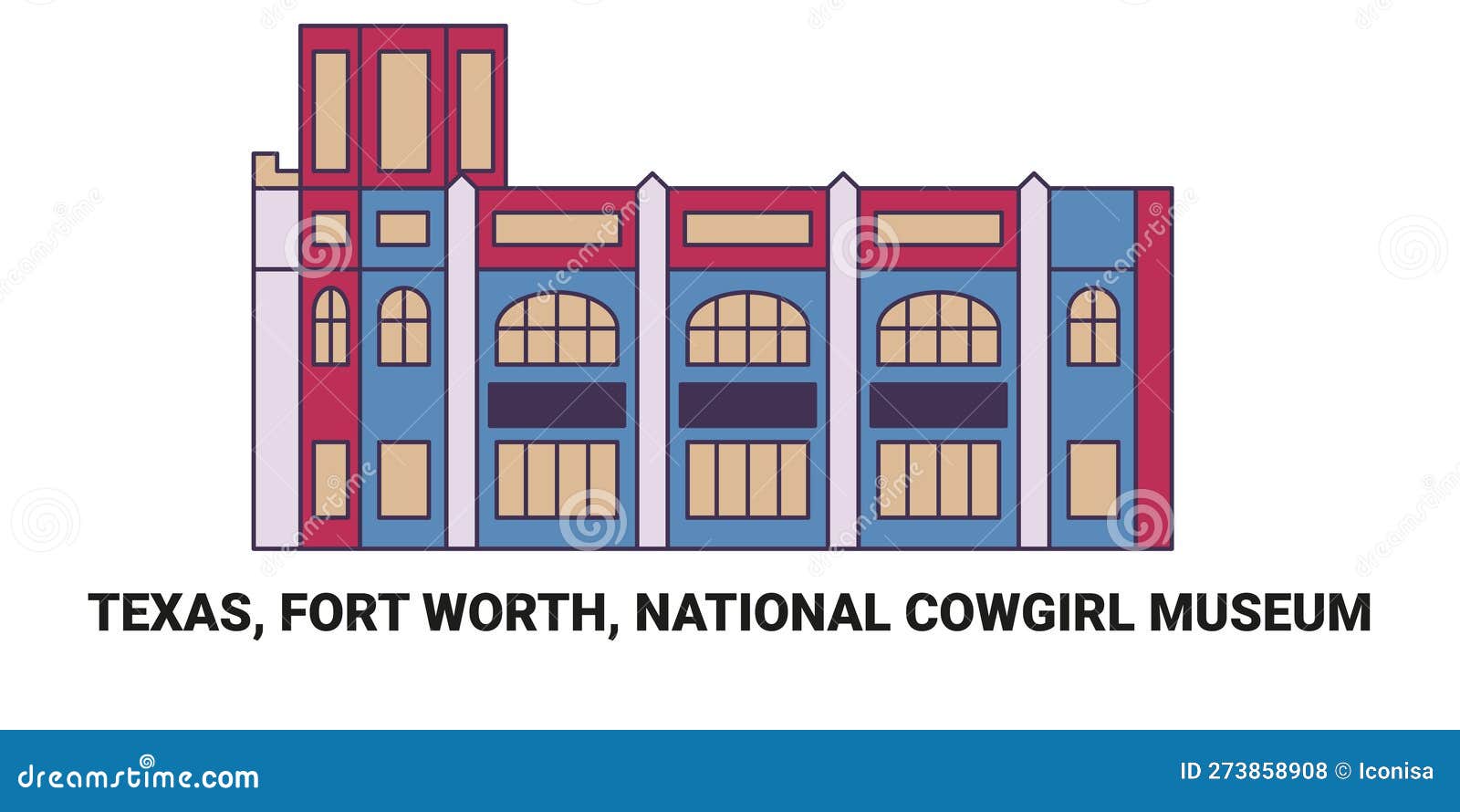 united states, texas, fort worth, national cowgirl museum, travel landmark  