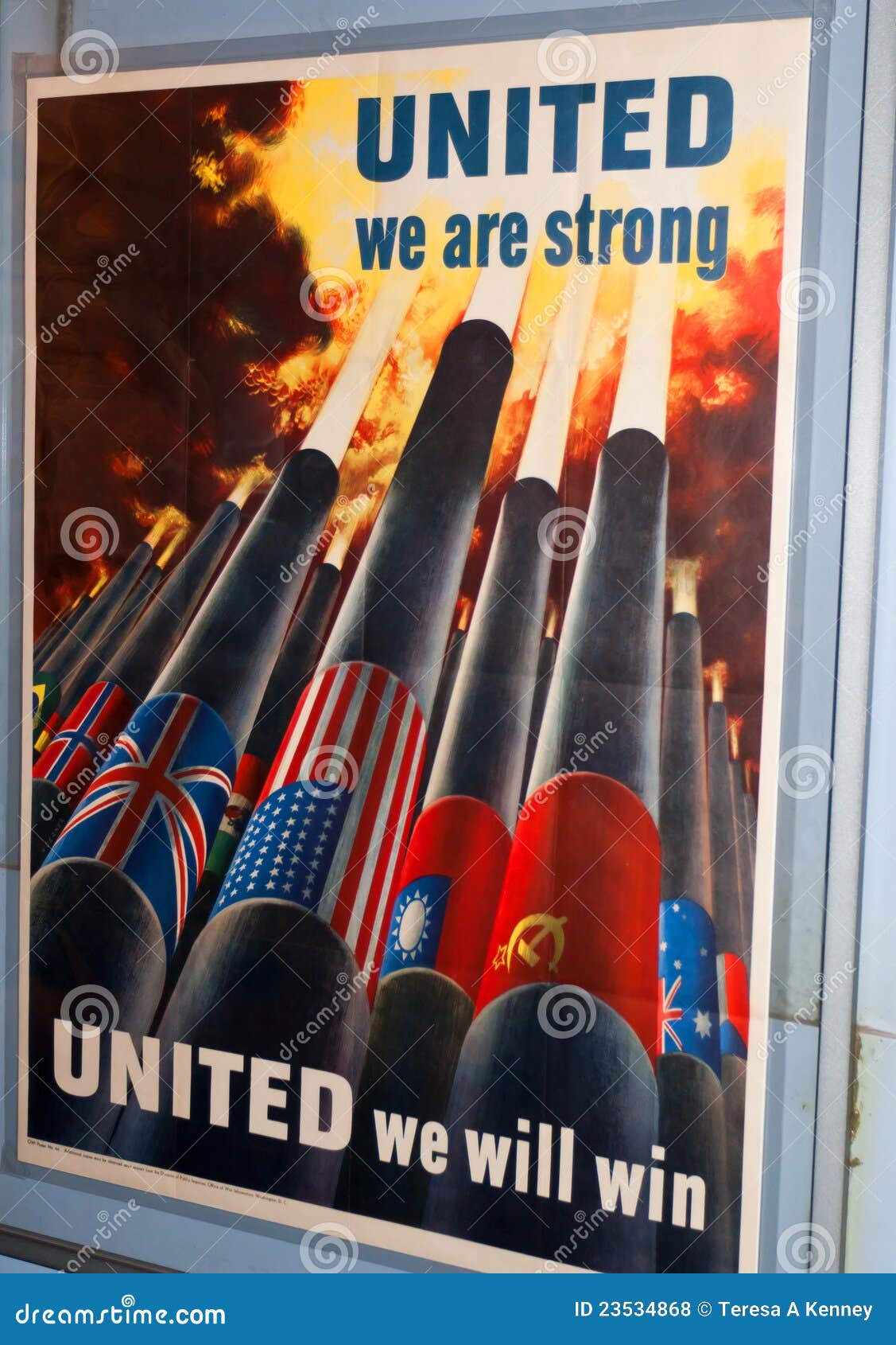 United Strong Poster editorial stock photo. Image of historical 23534868