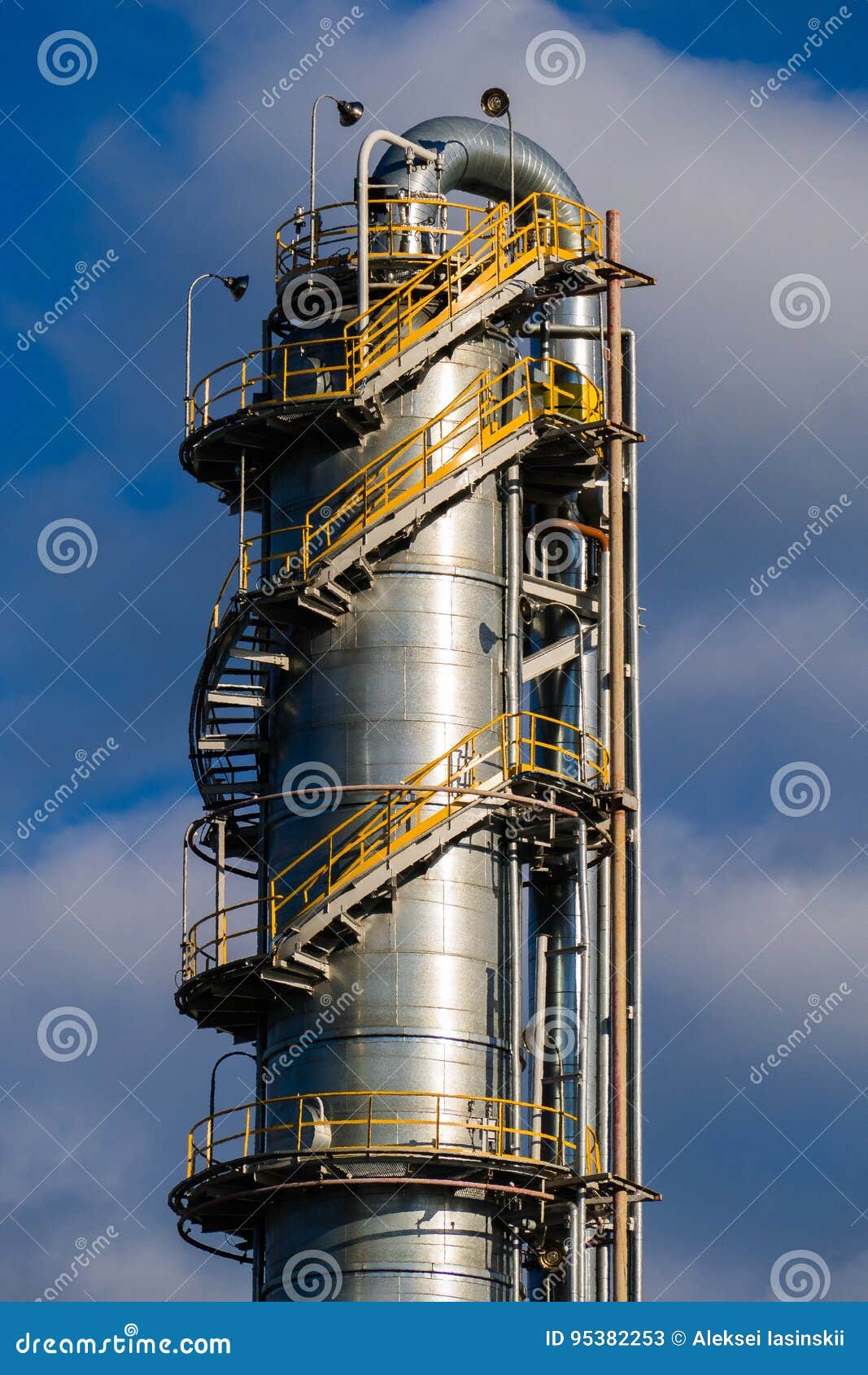 Units for Nitric Acid Production on Fertilizer Plant Stock Image Image of factory