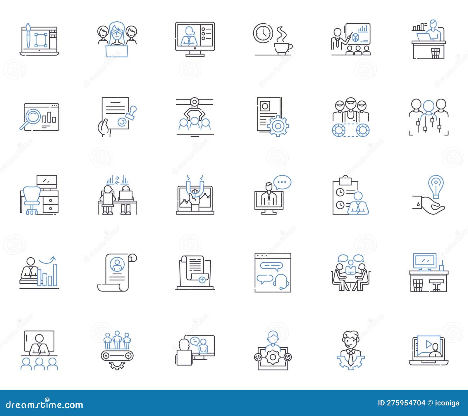 unity harmony line icons collection. cooperation, synergy, accord, balance, oneness, concurrence, alliance  and