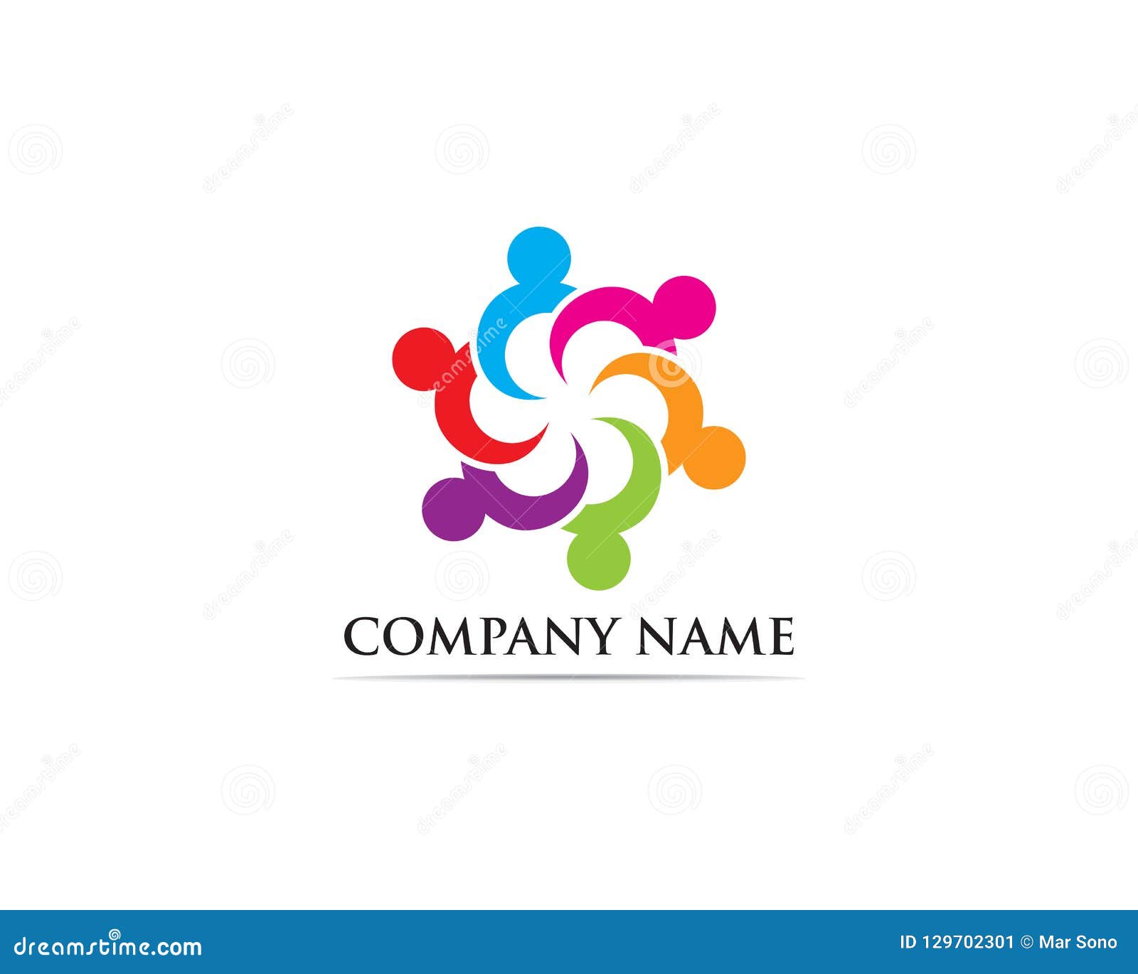 Unity People Logo and Symbol Vector Stock Vector - Illustration of sign