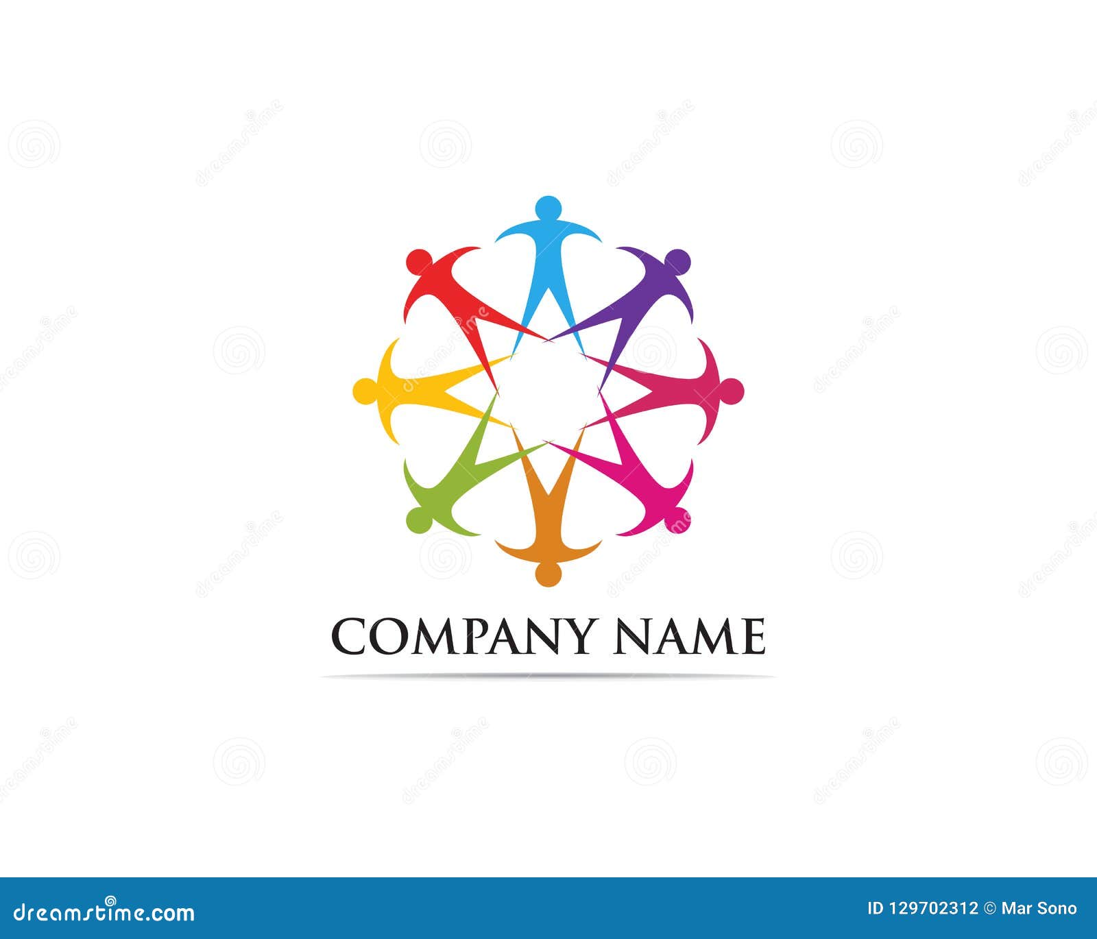 Unity People Logo and Symbol Vector Stock Vector - Illustration of ...