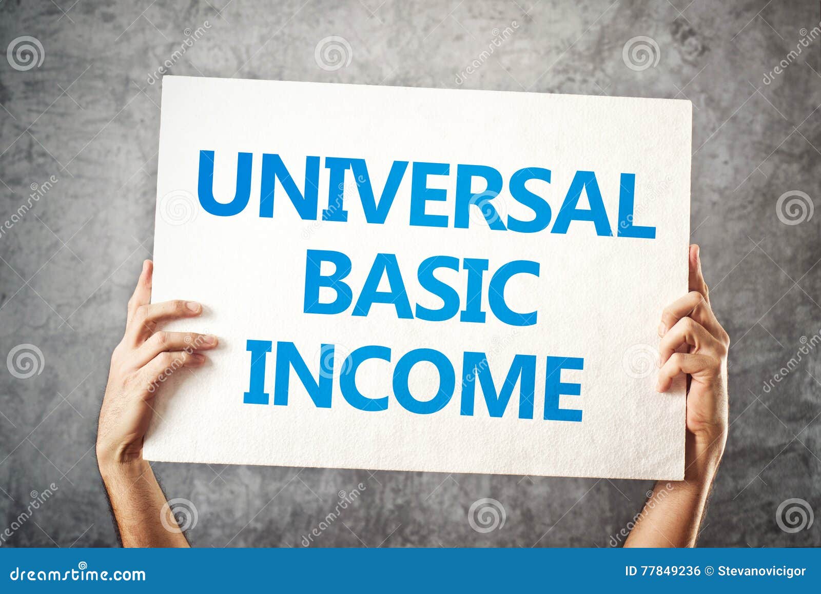 Universal Basic Concept Stock Photo Image of growth, citizen