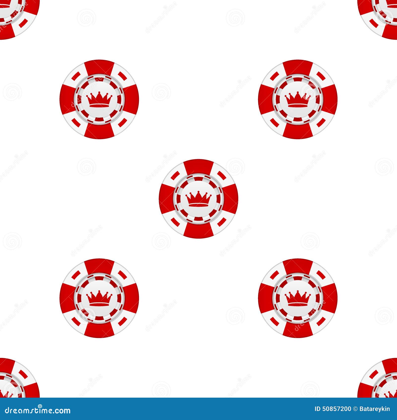 Universal Casino Chips Seamless Patterns Stock Vector Illustration of