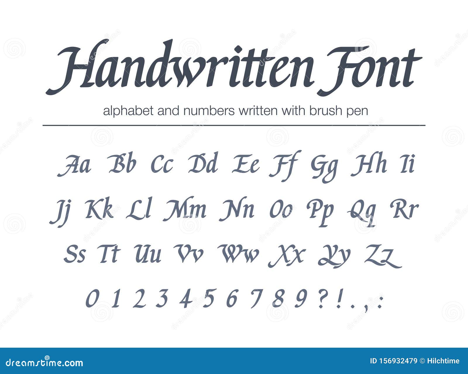 Hand drawn letters. Stylish font ABC in a linear sketch style