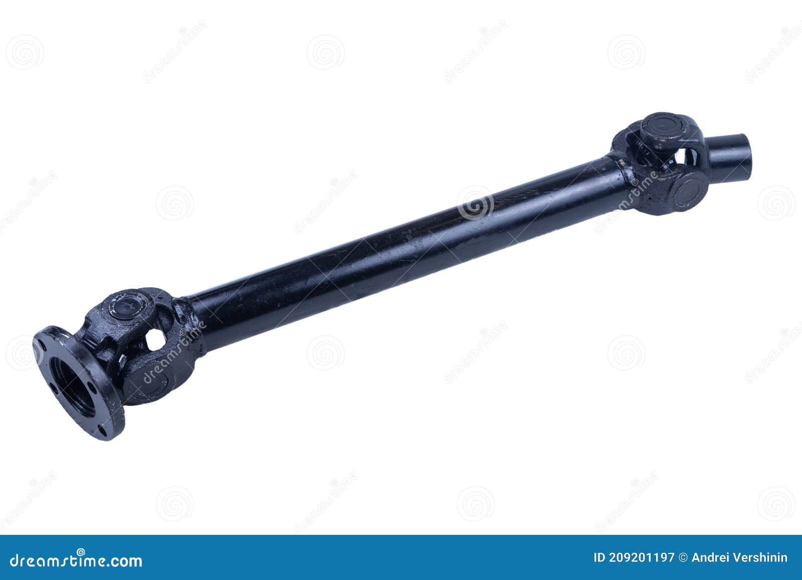 Universal Joint (cardan Shaft) Isolated on a White Background Stock