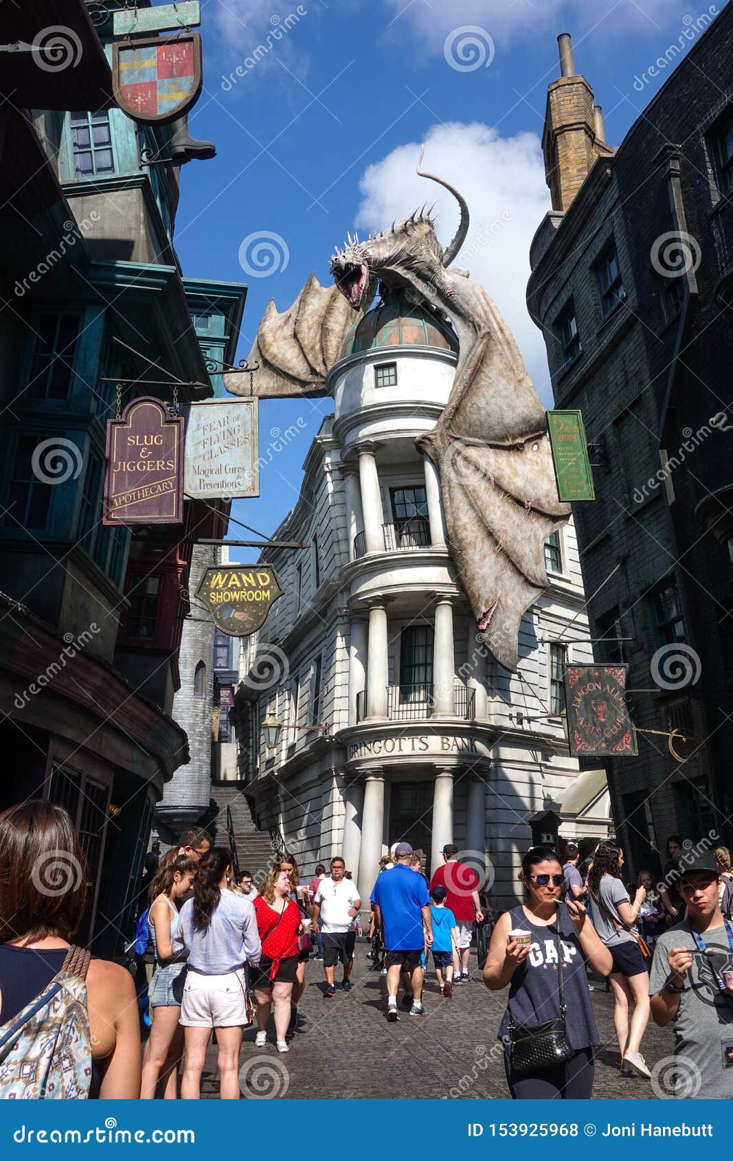 Harry Potter Gringotts Dragon Editorial Stock Photo - Image of