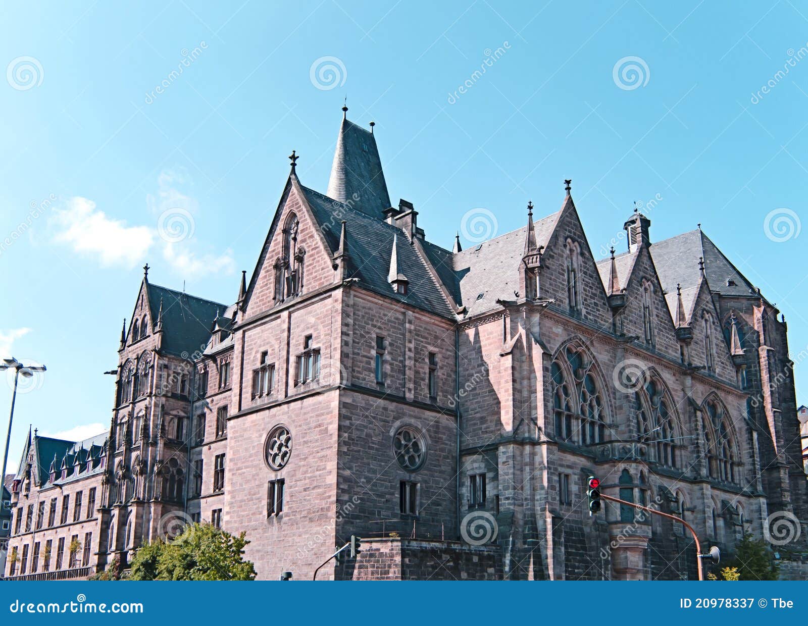 Universidad de Marburg imagen de archivo. Imagen de palacio 20978337