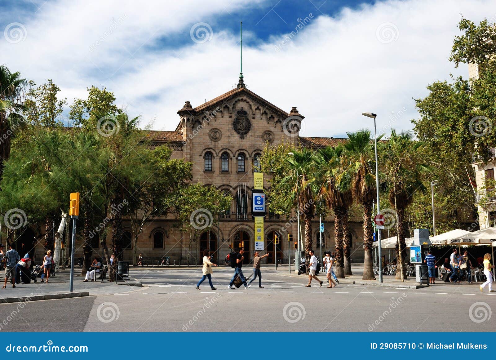 The University of Barcelona Editorial Image Image of barcelone, barcelona 29085710