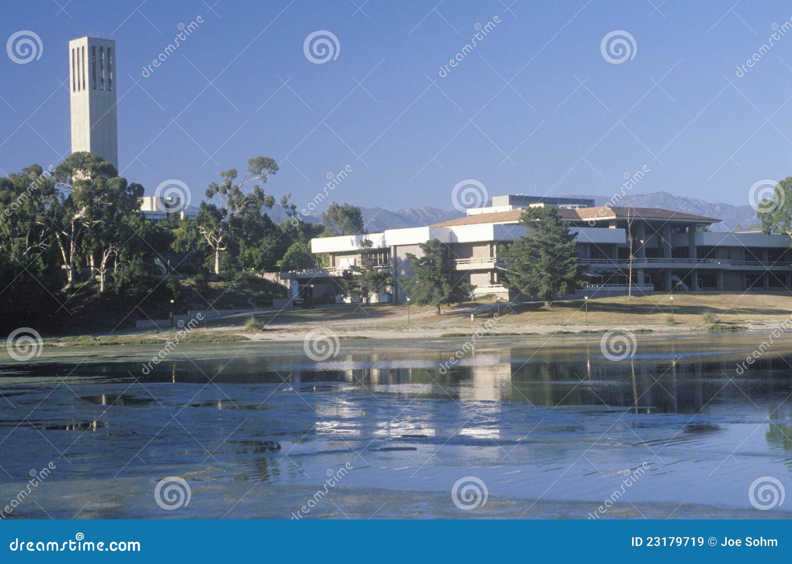 University CA at Santa Barbara Stock Image - Image of campus, classroom