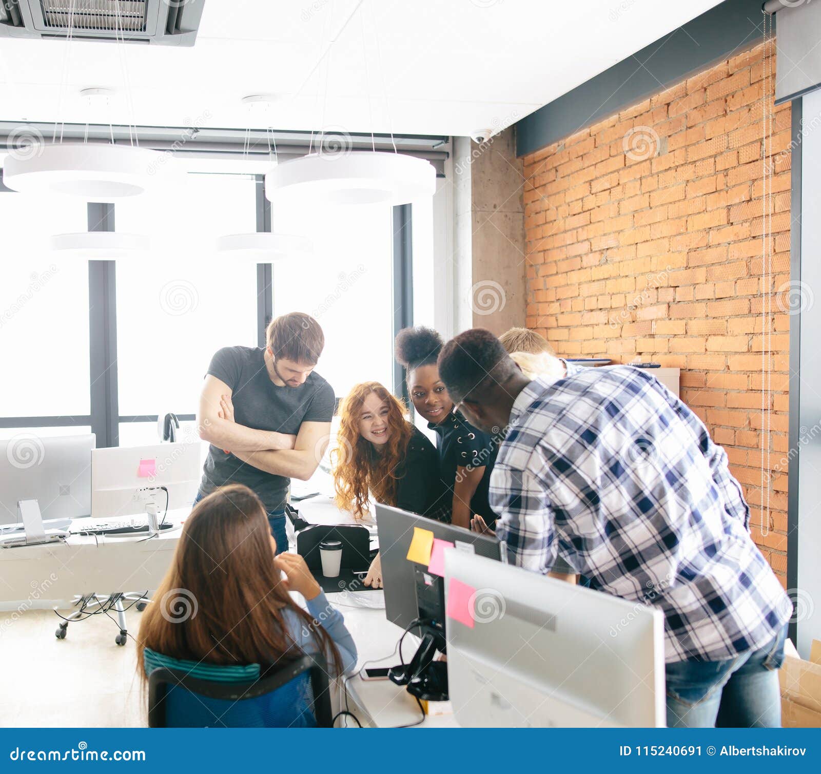 University Diverse Students are Exchanging Knowledge and Enjoying