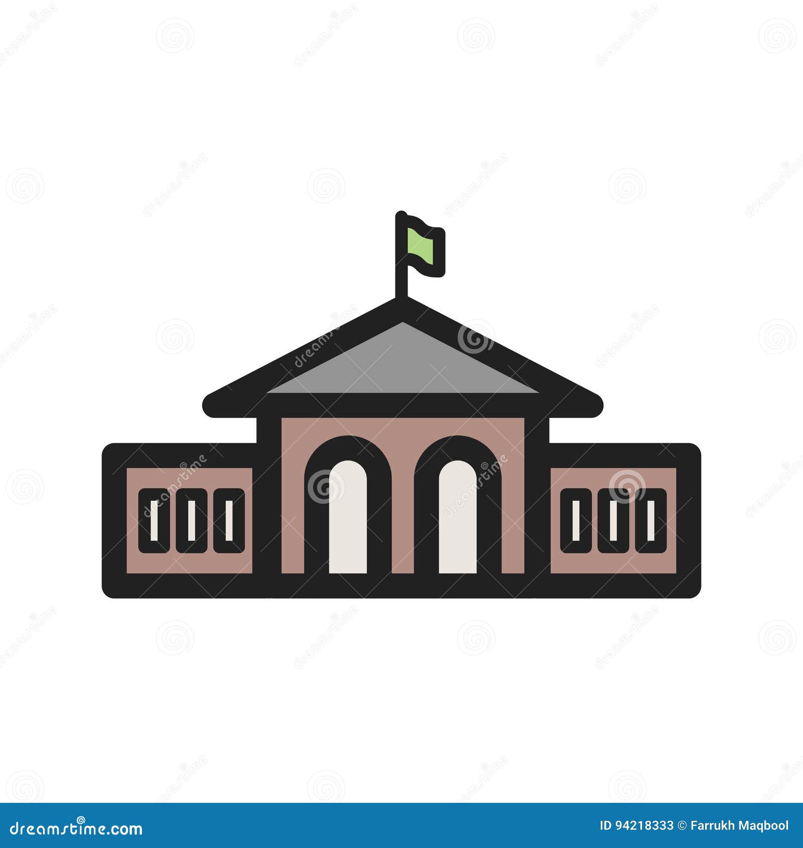 University stock vector. Illustration of university, academic 94218333