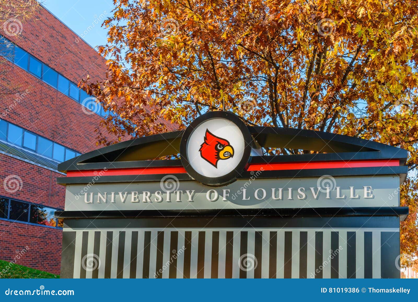 University Of Louisville Sign Editorial Photo - Image of basketball, ncaa: 81019386