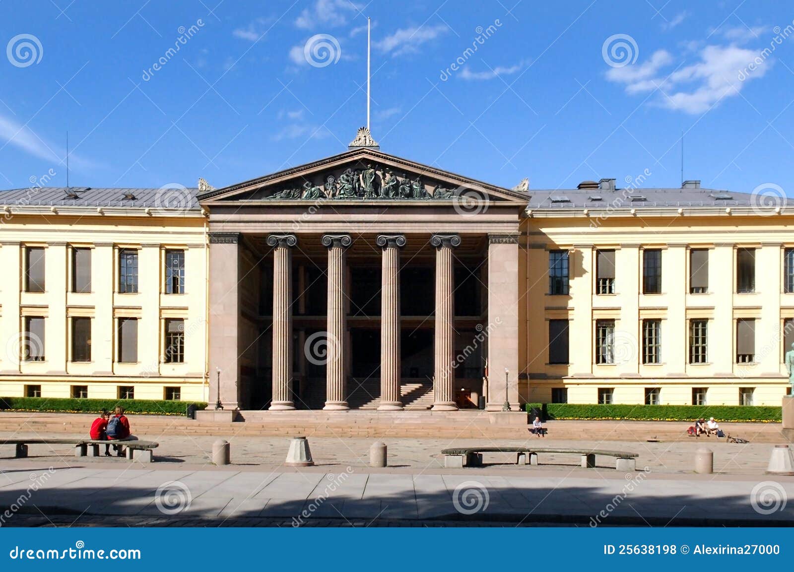 The University of Oslo editorial stock photo. Image of blue - 25638198