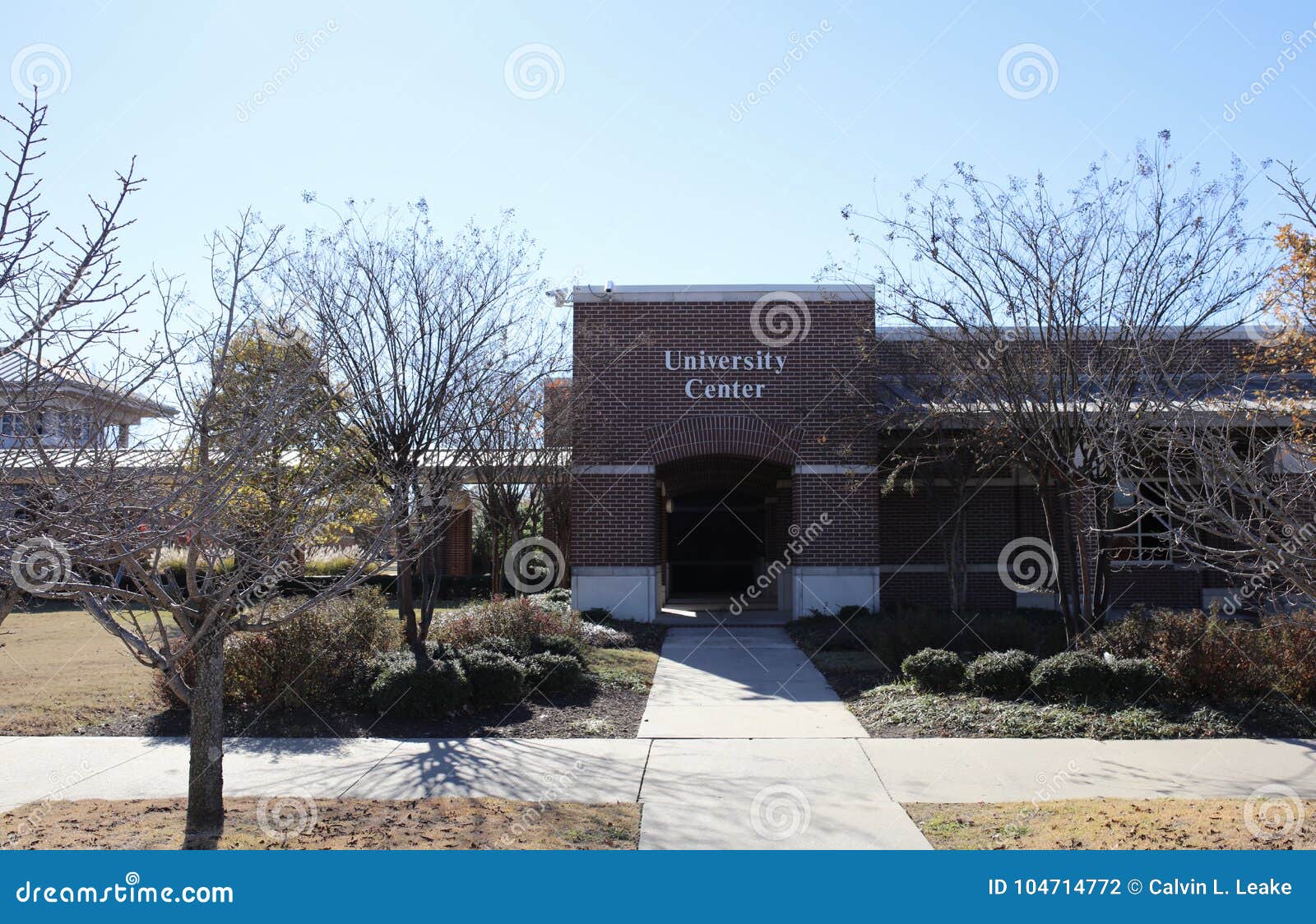 University Student Center at an Institution of Higher Learning Stock 
