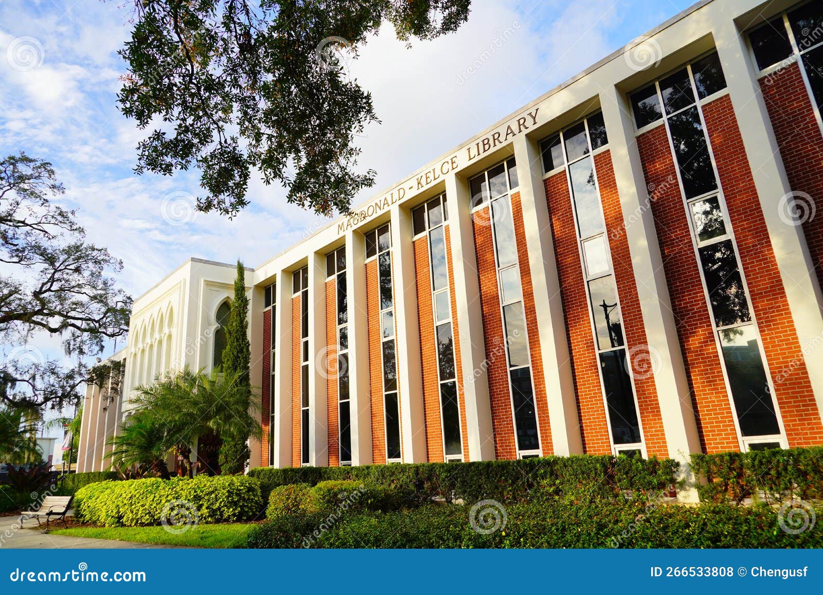 The University of Tampa Campus Library Editorial Stock Photo Image of
