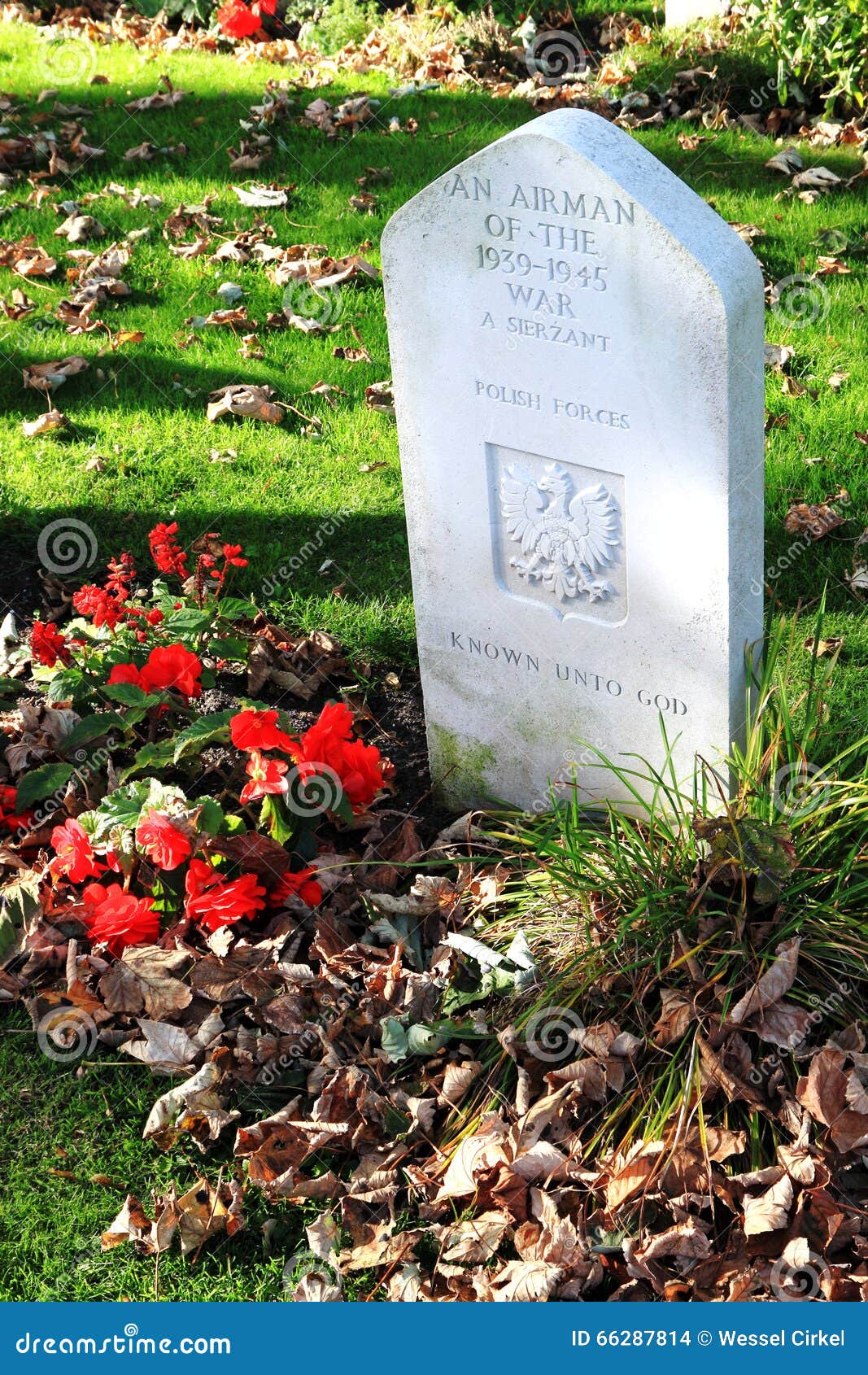 unknown polish soldier grave, nes, ameland, holland