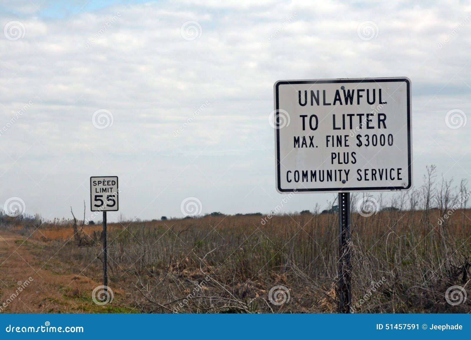 unlawful to litter