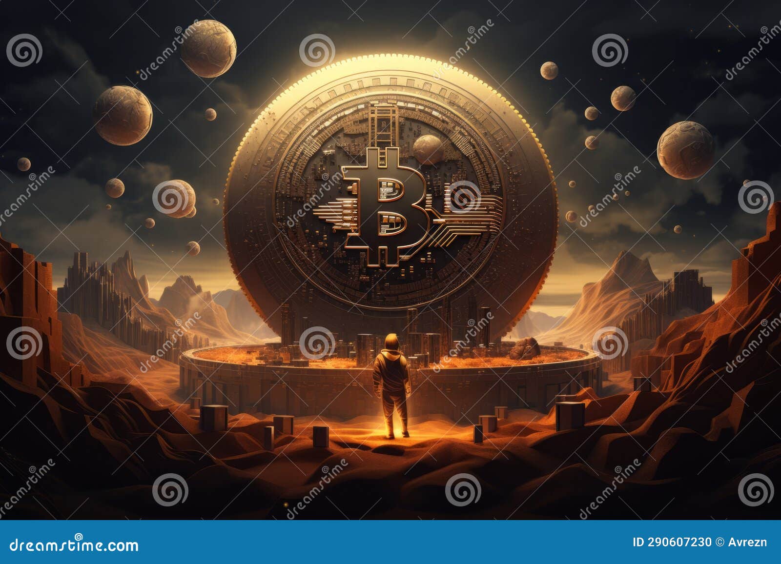 Unleashing the Potential of Cryptocurrency for Finance Freedom, Generative  AI Stock Illustration - Illustration of evolution, potential: 290607230