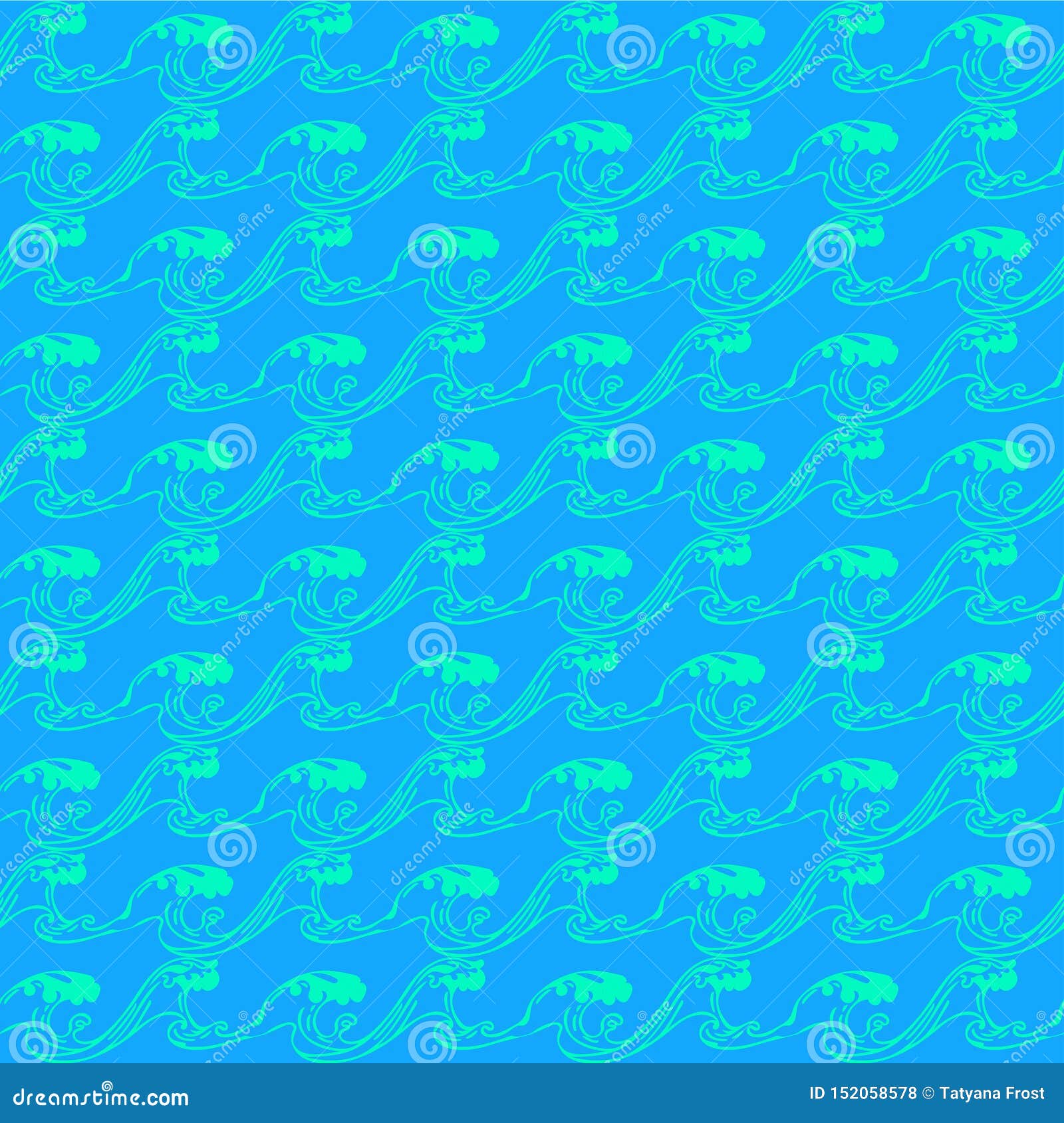 an unlimited pattern of sea  waves