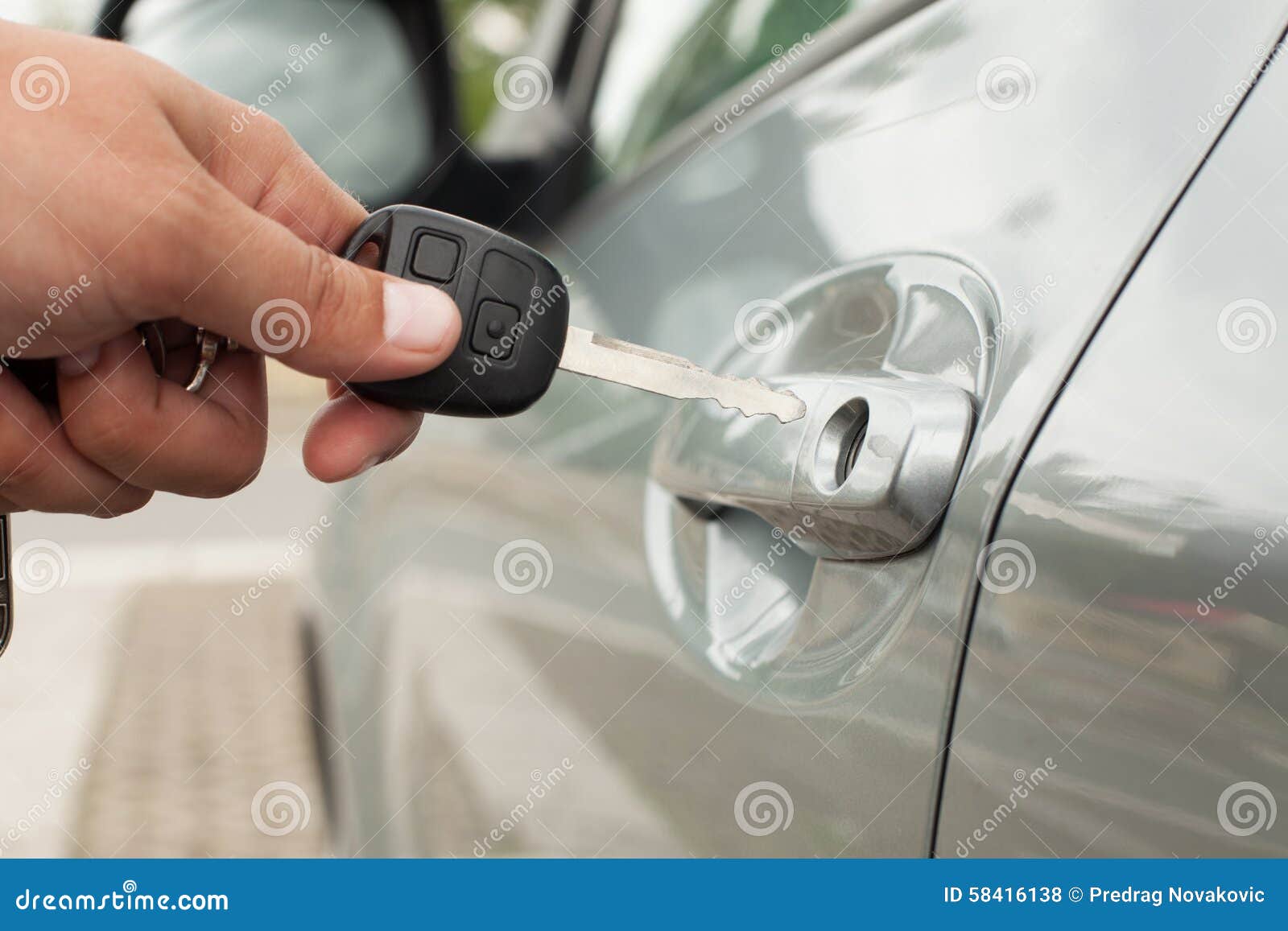 Unlock car doors stock photo. Image of insurance, auto 58416138