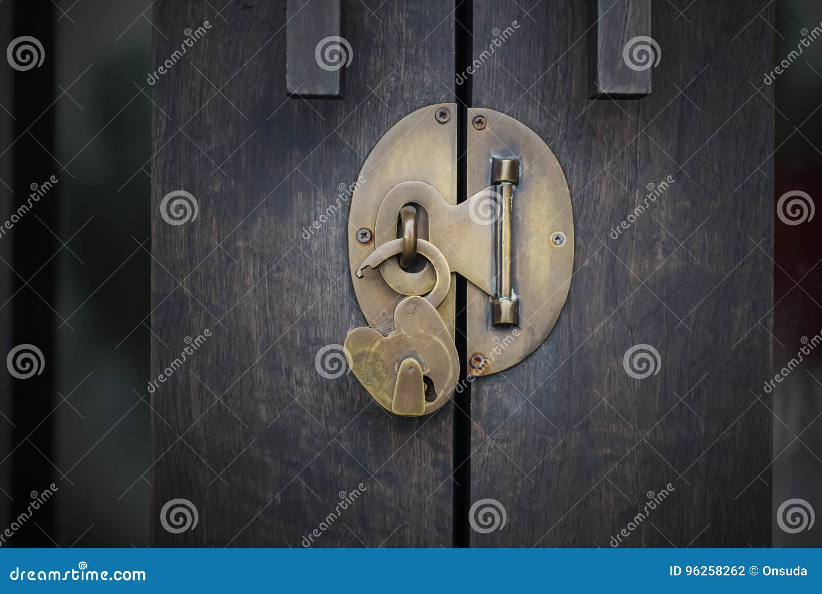 unlock wood door
