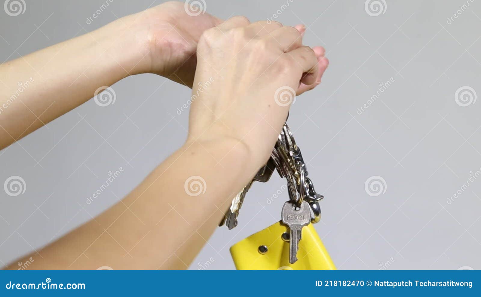 Unlocking a Keyoperated Padlock Stock Footage Video of black