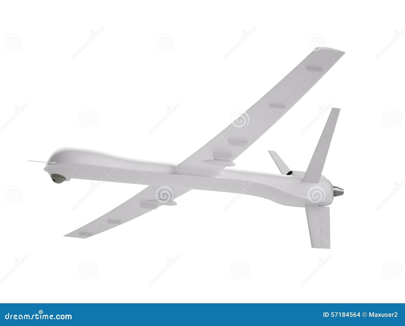 unmanned aerial vehicle  on white
