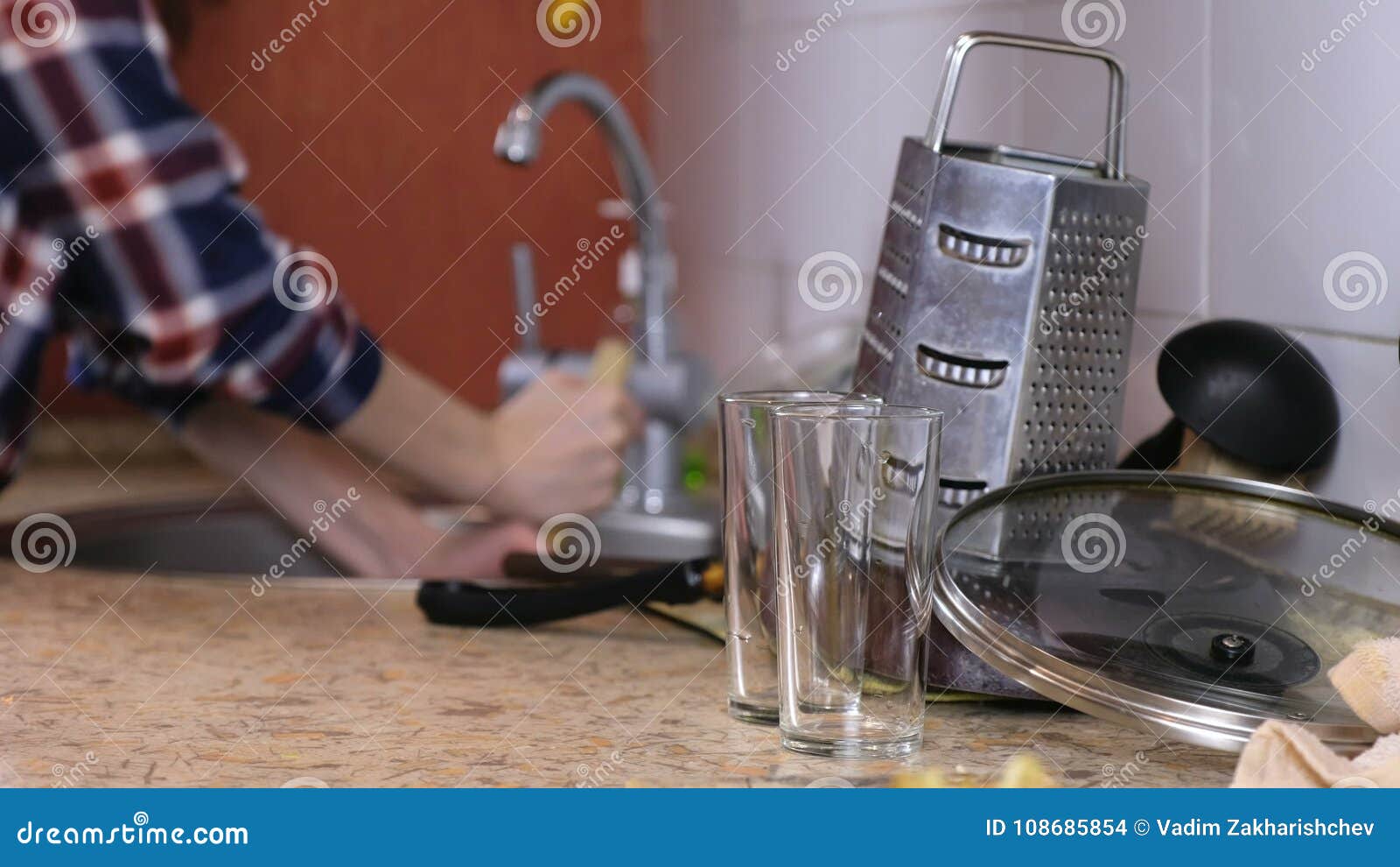 Unplugging A Kitchen Sink With A Small Plunger Clean The Sink