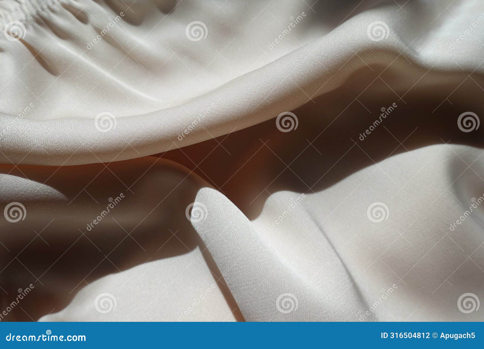 light beige rayon fabric in soft folds