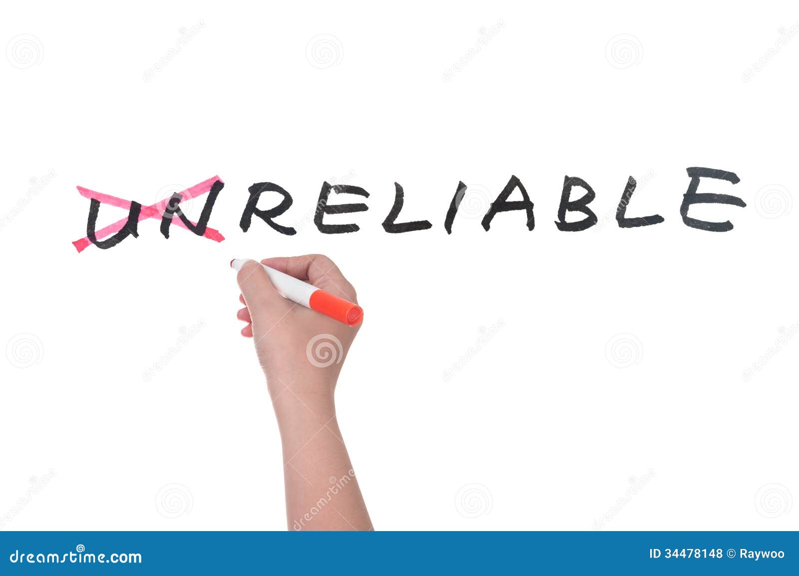 unreliable to reliable